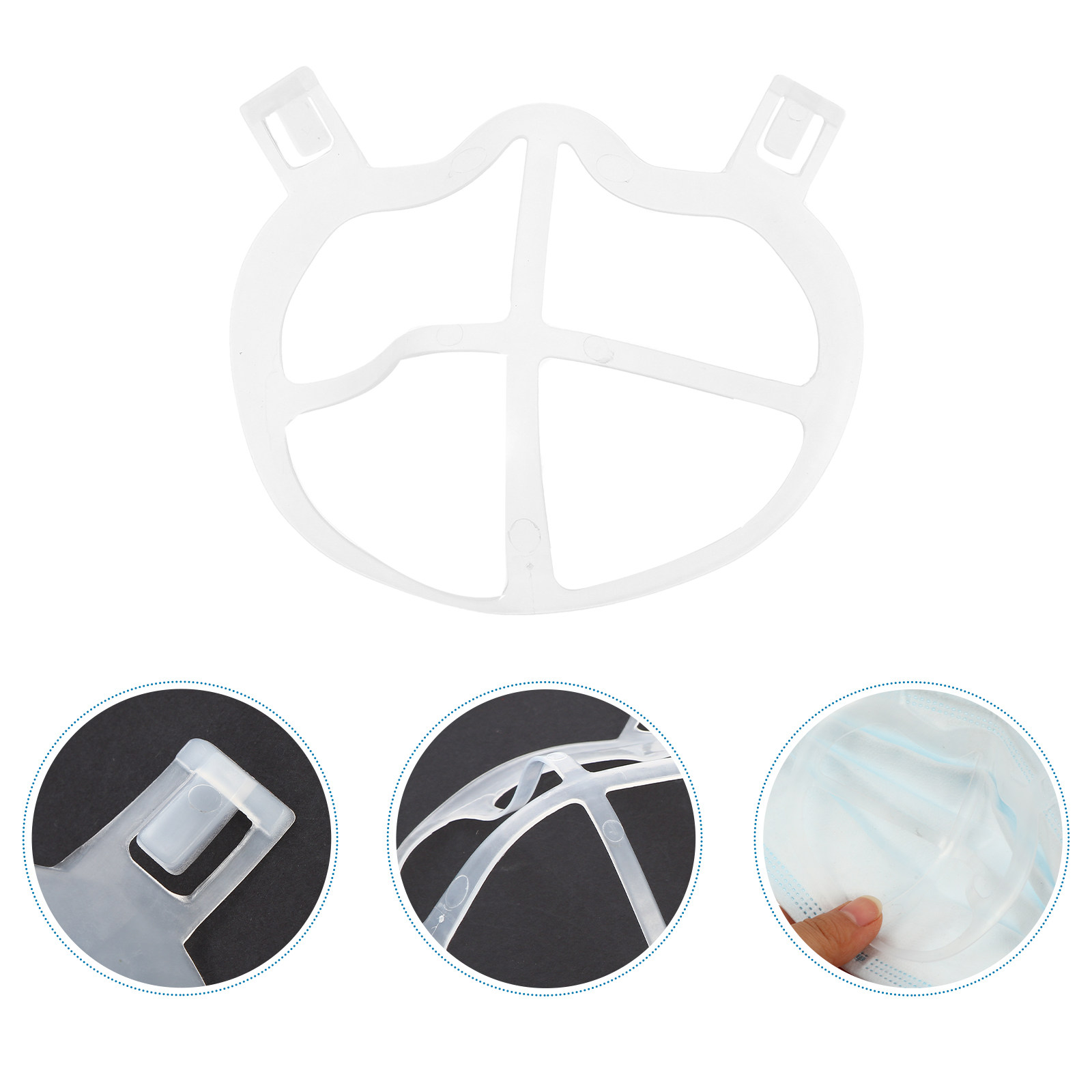 Silicone Mask Bracket - 10 шт. легких, без запаха держателей