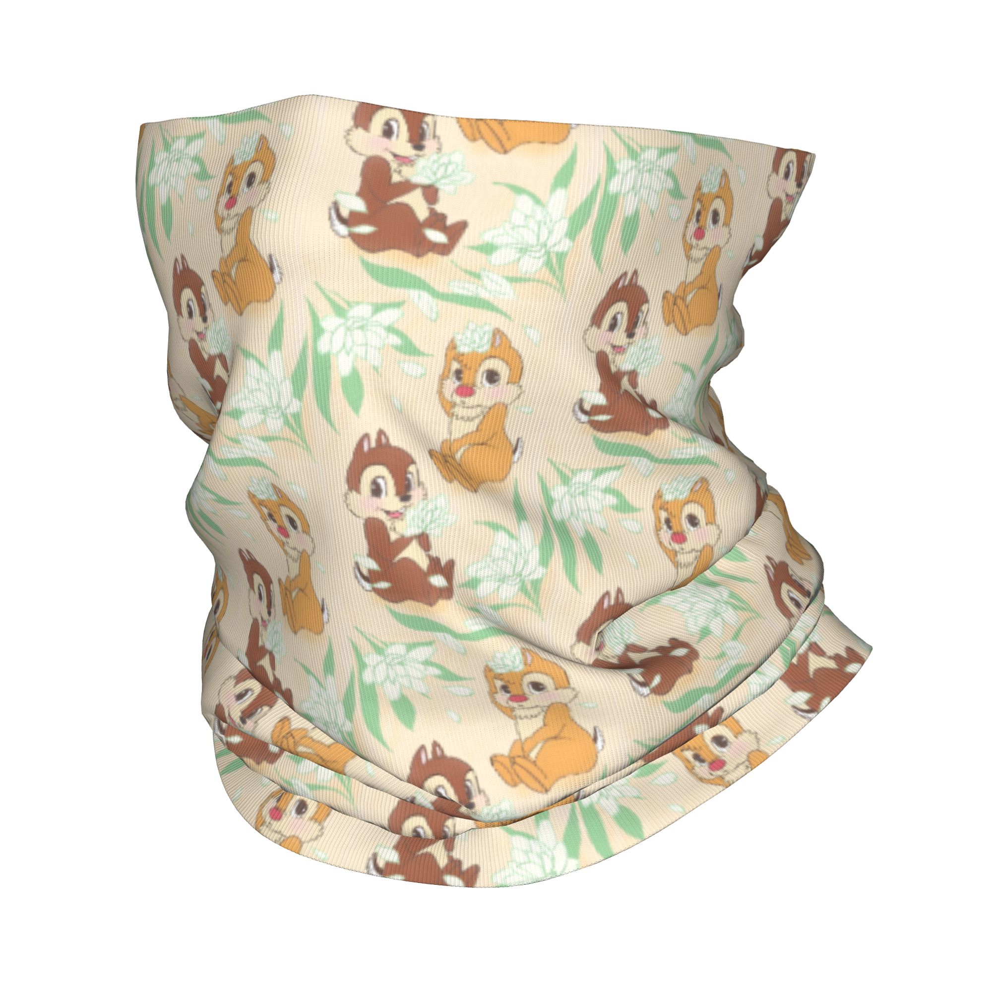 Neck Gaiter Face Cover - Зимний шарф-бандана с анимационным принтом Чип