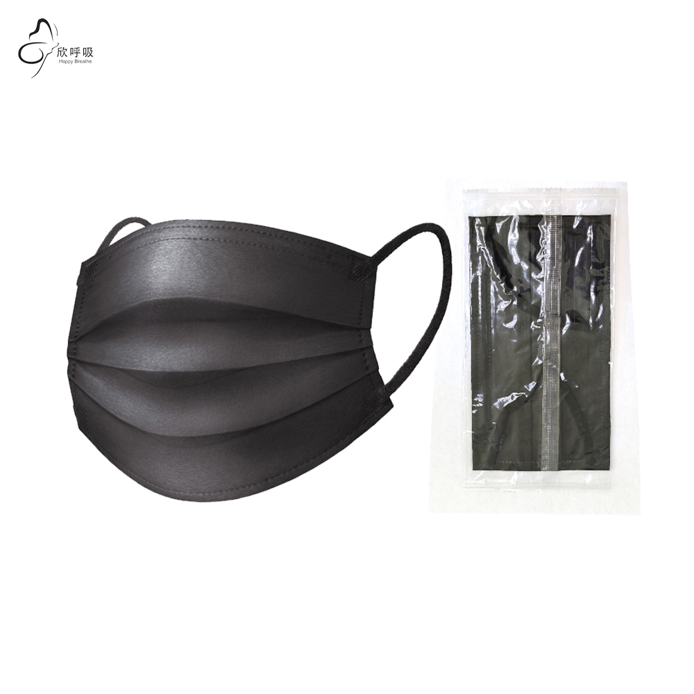 Одноразовые трехслойные маски  – обзор и цена Black Face Mask Pack