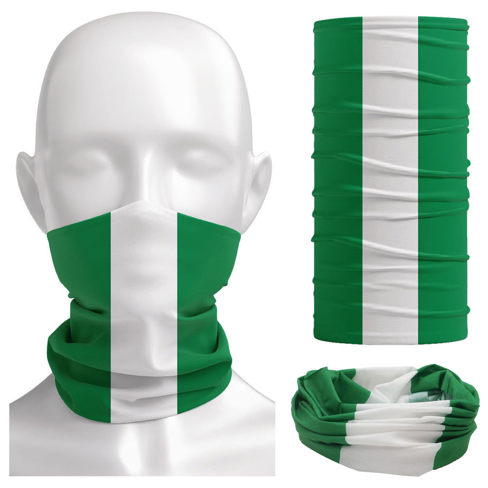 Бандана с флагом Нигерии, женс – обзор и цена Neck Gaiter Face Cover
